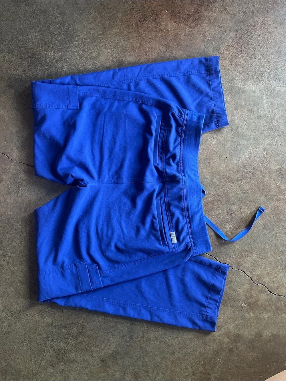 Figs Cobalt Blue Cargo Jogger Pants for Men